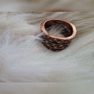 Copper Stacked Ring